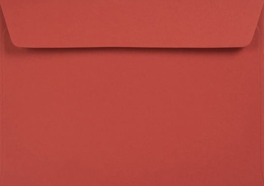 Koperty ozdobne gładkie ekologiczne C6 HK czerwone Kreative Ruby 120g 25 szt. - na walentynki kartki bożonarodzeniowe laurki Netuno