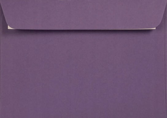 Koperty ozdobne gładkie ekologiczne C6 HK fioletowe Kreative Lavender 120g 25 szt. - do zaproszeń na bal przyjęcie dla dzieci Netuno