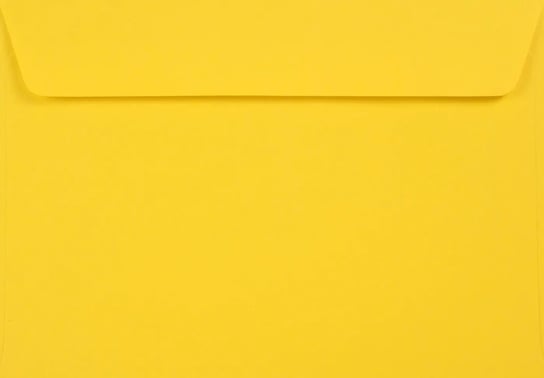 Koperty ozdobne gładkie ekologiczne C6 HK żółte Kreative Sun 120g 25 szt. - na laurki zaproszenia urodzinowe przedszkolne Netuno