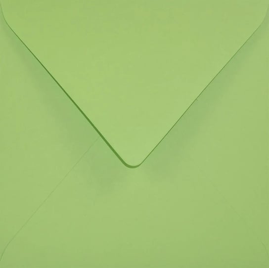 Koperty ozdobne gładkie kwadratowe NK j. zielone Sirio Color Lime 115g 25 szt. - na laurki dla dzieci zaproszenia kartki wiosenne Netuno