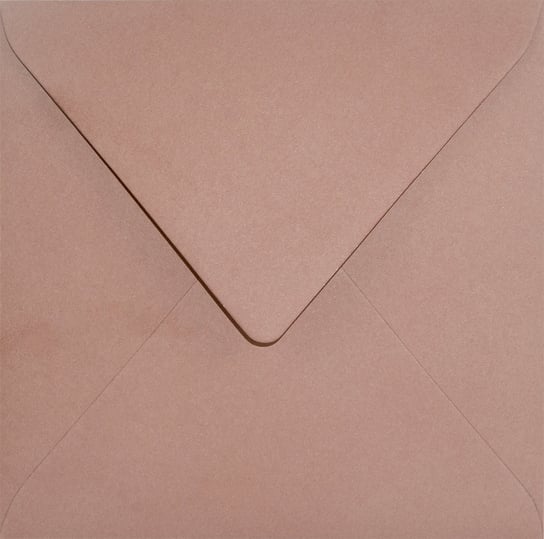 Koperty ozdobne gładkie kwadratowe NK różowe Keaykolour Rosebud 120g 25 szt. - koperty w pastelowym kolorze na kartki bony podarunkowe Keaykolour