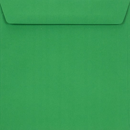 Koperty ozdobne gładkie kwadratowe NK zielone Burano Verde Bandiera 90g 25 szt. - na zaproszenia ślubne kartki okolicznościowe vouchery Netuno