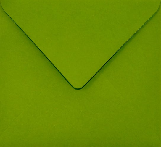 Koperty ozdobne gładkie kwadratowe NK zielone Keaykolour Meadow 120g 25 szt. - na eleganckie zaproszenia kartki świąteczne bony Keaykolour