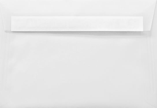 Koperty ozdobne gładkie transparentne z kalki C5 HK białe Golden Star 110g 25 szt. - na zaproszenia ślubne kartki okolicznościowe vouchery Fedrigoni