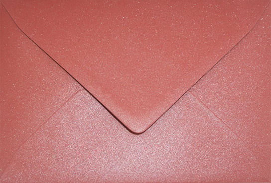 Koperty ozdobne perłowe B6 NK czerwone Aster Metallic Ruby 120g 25 szt. - na zaproszenia ślubne kartki okolicznościowe vouchery Netuno