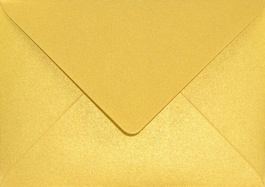 Koperty ozdobne perłowe B6 NK złote Aster Metallic Cherish 120g 25 szt. - na zaproszenia ślubne złote gody kartki świąteczne Netuno