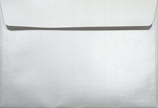 Koperty ozdobne perłowe C5 HK białe Majestic Marble Wh. 120g 25 szt. - koperty metalizowane na ślub chrzest komunię Netuno