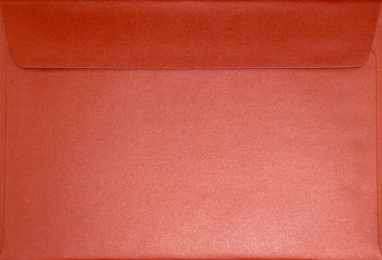 Koperty ozdobne perłowe C5 HK czerwone Sirio Pearl Red Fever 125g 25 szt. - na walentynki kartki świąteczne zaproszenia Netuno