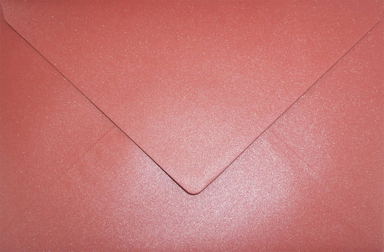 Koperty ozdobne perłowe C5 NK czerwone Aster Metallic Ruby 120g 25 szt. - na zaproszenia ślubne kartki okolicznościowe vouchery Netuno