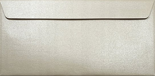 Koperty ozdobne perłowe DL HK piaskowe Majestic Sand 120g 25 szt. - koperty metalizowane na komunię chrzest ślub Netuno