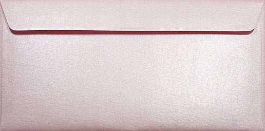 Koperty ozdobne perłowe DL HK różowe Majestic Petal 120g 25 szt. - na zaproszenia ślubne kartki okolicznościowe vouchery Netuno