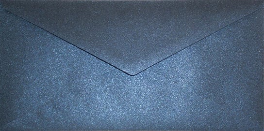 Koperty ozdobne perłowe DL NK granatowe Aster Metallic Queens Blue 120g 25 szt. - na zaproszenia dla mężczyzn świąteczne kartki vouchery Netuno