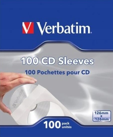 Koperty papierowe z okienkiem na CD/DVD VERBATIM ECVRBCRK0000002 Verbatim