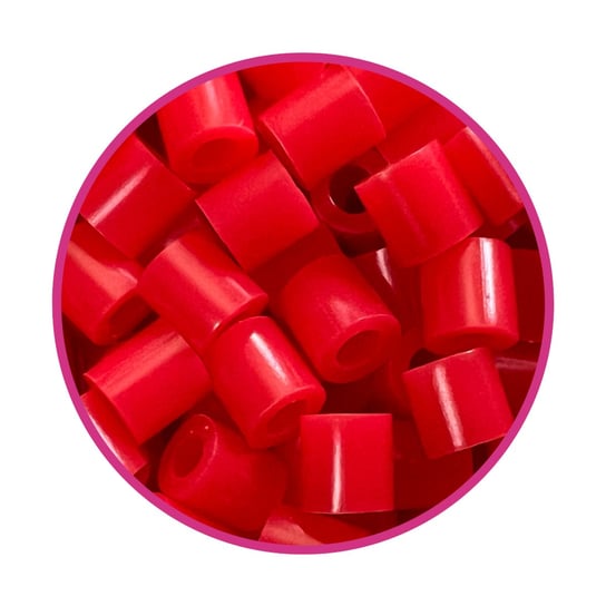 Koraliki do prasowania - Pinki Polapinki 1000 sztuk Midi Kolor Czerwony - Gorąca Pasja Kraina Polapinki