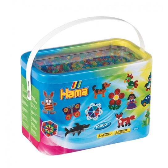 Koraliki Do Prasowania Prasowanki Brokatowe 10000 Szt. Hama - Zabawki Kreatywne Dla Chłopców I Dziewczynek Hama