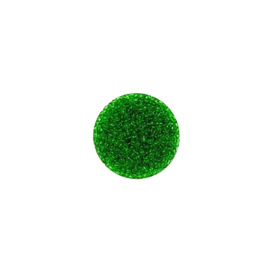 Koraliki ozdobne, okrągłe, zielone, 17 g Euroclass