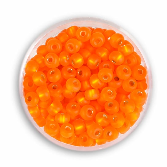 Koraliki ozdobne, rokoko, pomarańczowe, 4,5 mm, 16 g Euroclass