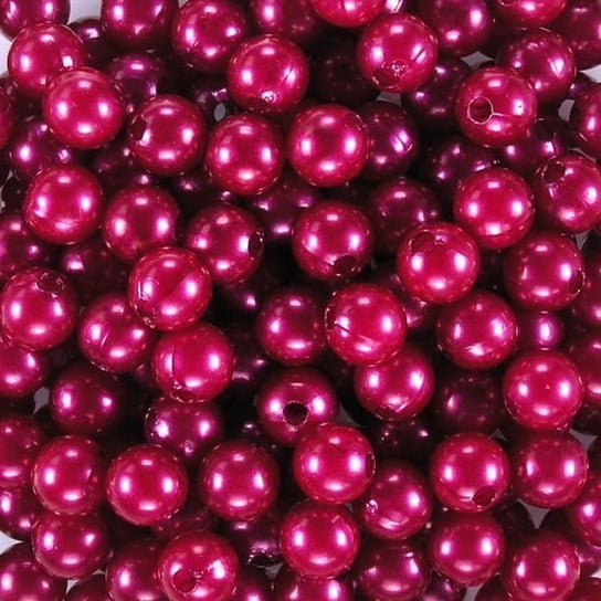 Koraliki perłowe 10 mm (10szt) Czerwony Dystrybutor Kufer