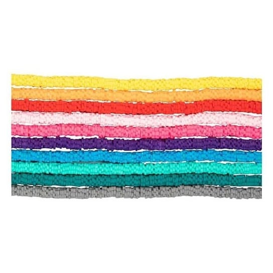 Koraliki płaskie z terakoty 10 kolorów - Ø 6 mm Inna marka