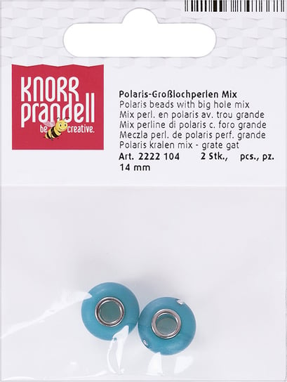 Koraliki Polaris, turkusowe, 2 sztuki Knorr Prandel