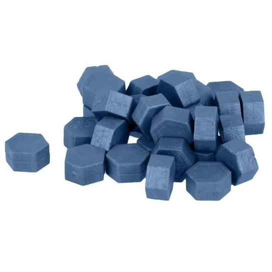 Koraliki woskowe sześciokątne 30 g - Ciemnoniebieski Inna marka