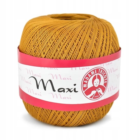 Kordonek MAXI MADAME TRICOTE 100 g 6340 musztarda Madame Tricote Paris