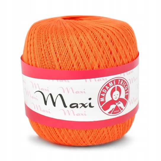 Kordonek MAXI MADAME TRICOTE 100 g 6350 pomarańcz Madame Tricote Paris