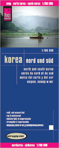 Korea północna i południowa. Mapa 1:700 000 Reise Know-How