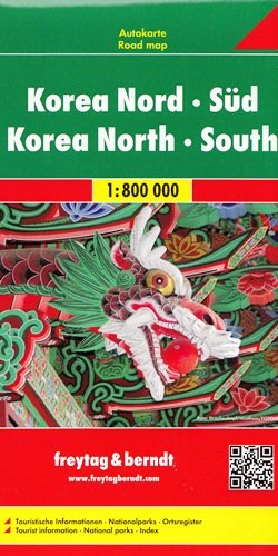 Korea Północna, Korea Południowa. Mapa 1:800 000 Freytag & Berndt