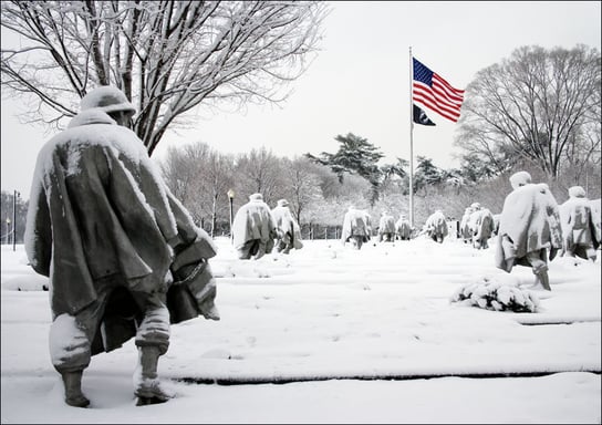 Korean War Memorial located in Washington D.C.’s West Potomac Park, Carol Highsmith - plakat 100x70 cm Galeria Plakatu