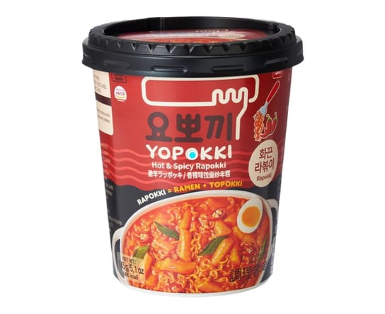 Koreańskie kluski ryżowe instant Yopokki Rapokki  ostre 145g Inne