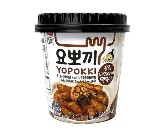 Koreańskie kluski ryżowe instant Yopokki tteokbokki czosnek 120g Inny producent