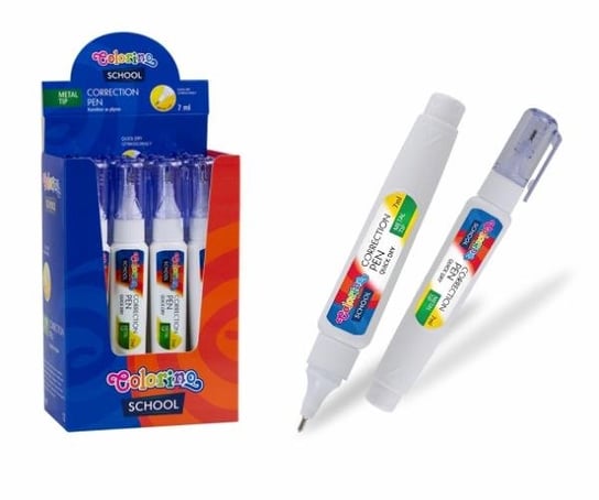 Korektor w długopisie 7ml p12 Colorino Kids 42682   cena za 1 sztukę (42682PTR) Colorino