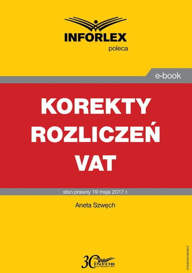 Korekty rozliczeń VAT Szwęch Aneta