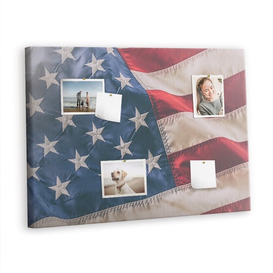 Korkowa Plansza z Pinezkami - 100x70 - Amerykańska flaga Inna marka