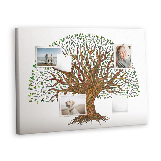Korkowa Plansza z Pinezkami - 100x70 - Drzewo korzenie Inna marka