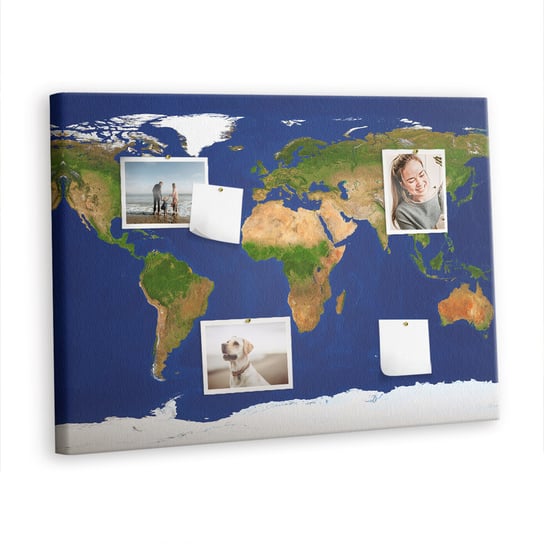 Korkowa Plansza z Pinezkami - 100x70 - Duża mapa świata Inna marka