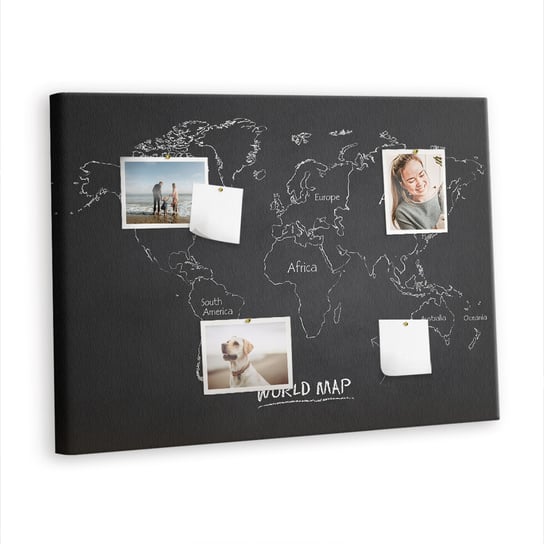 Korkowa Plansza z Pinezkami - 100x70 - Mapa świata kraje Inna marka