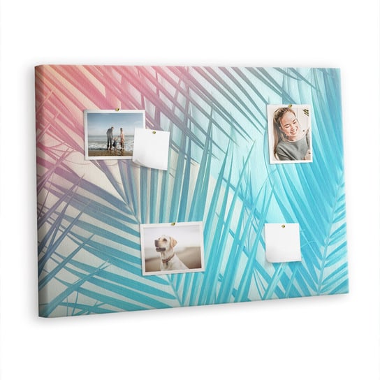 Korkowa Plansza z Pinezkami - 100x70 - Tropikalna palma Inna marka