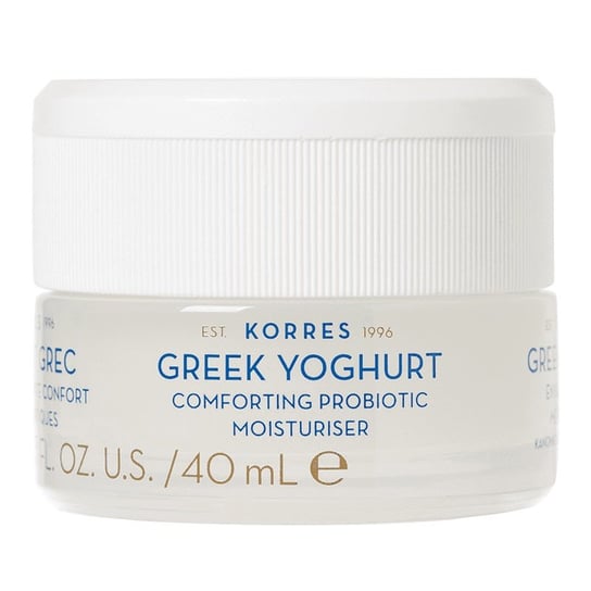Korres Greek Yoghurt kojący krem nawilżający z probiotykami do cery normalnej i mieszanej 40ml Korres