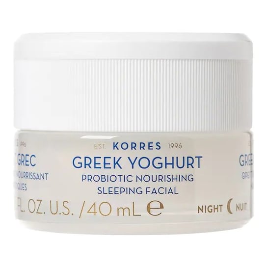 Korres, Greek Yoghurt odżywczy krem-maska na noc z probiotykami 40ml Korres