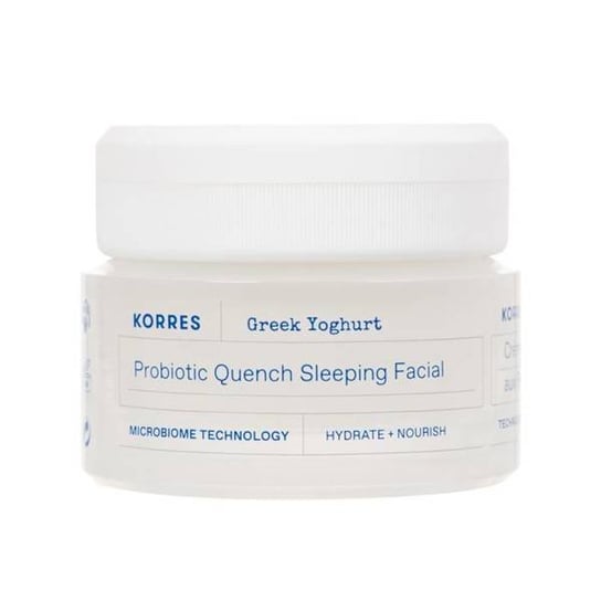Korres, Greek Yoghurt Probiotic Quench Sleeping Facial, Krem ultranawilżający na noc Korres
