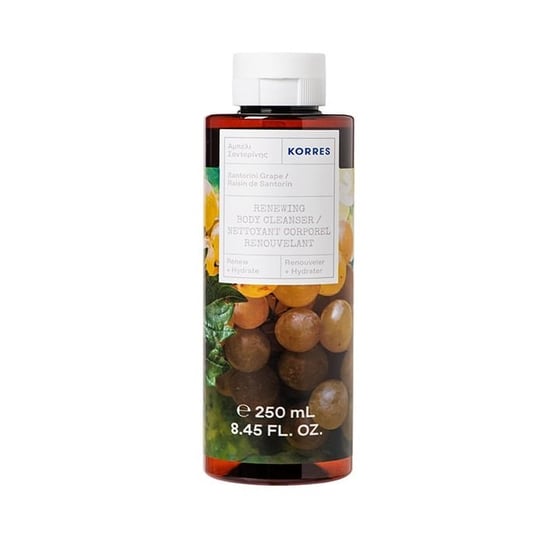 Korres, Santorini Grape Renewing Body Cleanser, Rewitalizujący żel do mycia ciała, 250 ml Korres