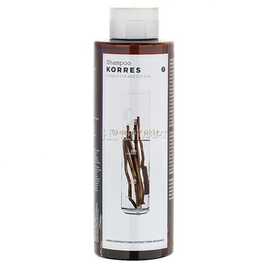 Korres, Shampoo, szampon z wyciągiem z lukrecji i pokrzywy do włosów przetłuszczających się, 250 ml Korres