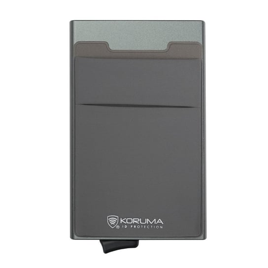 Koruma, Aluminiowy portfel na karty, Ochrona RFID (Ciemny Szary) Koruma