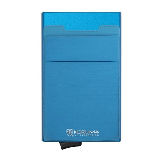 Koruma, Aluminiowy portfel na karty, Ochrona RFID (Niebieski) Koruma