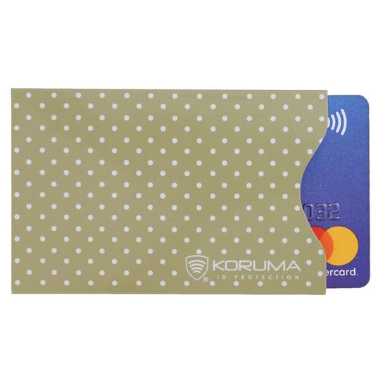 Koruma, Etui na karty RFID, beżowe, 5,7x8,8 cm Koruma