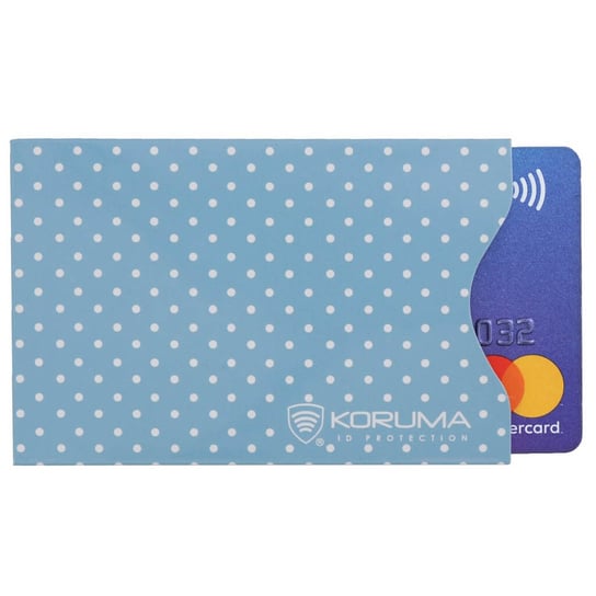 Koruma, Etui na karty RFID, niebieskie, 5,7x8,8 cm Koruma