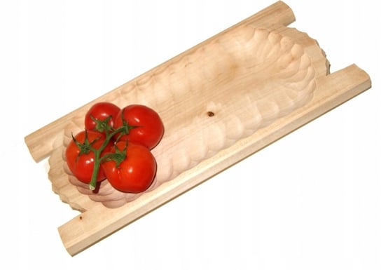 Korytko koryto rzeźbione drewniane do potraw 100 cm Chłopcy z Rancza
