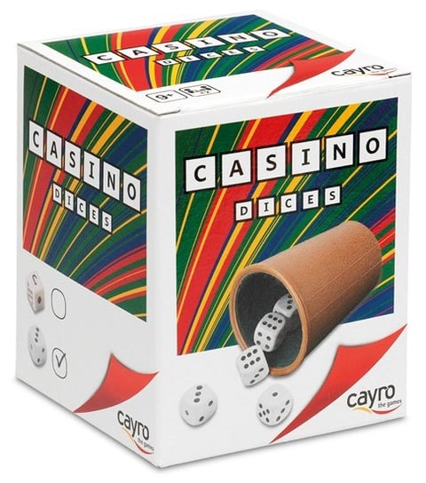 Kości oczkowe - zestaw do gry Casino, Cayro Cayro